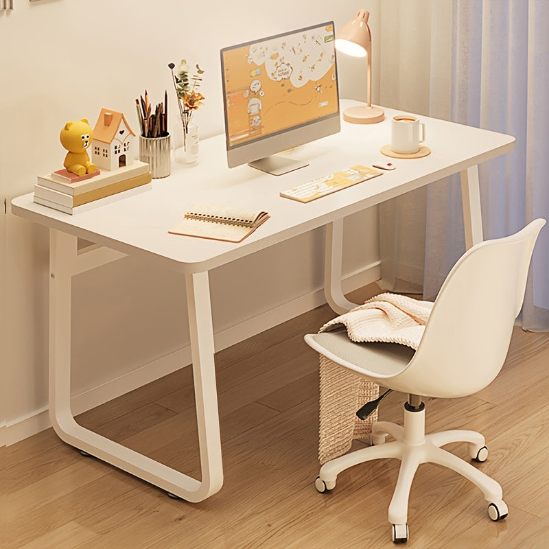 Industrial-Style Computer Desk Suitable for Gaming And Home Office Use, Featuring a Metal Frame And Available in Various Colors And Sizes, Perfect for a Study Or Workstation in The Living Room Or Bedroom