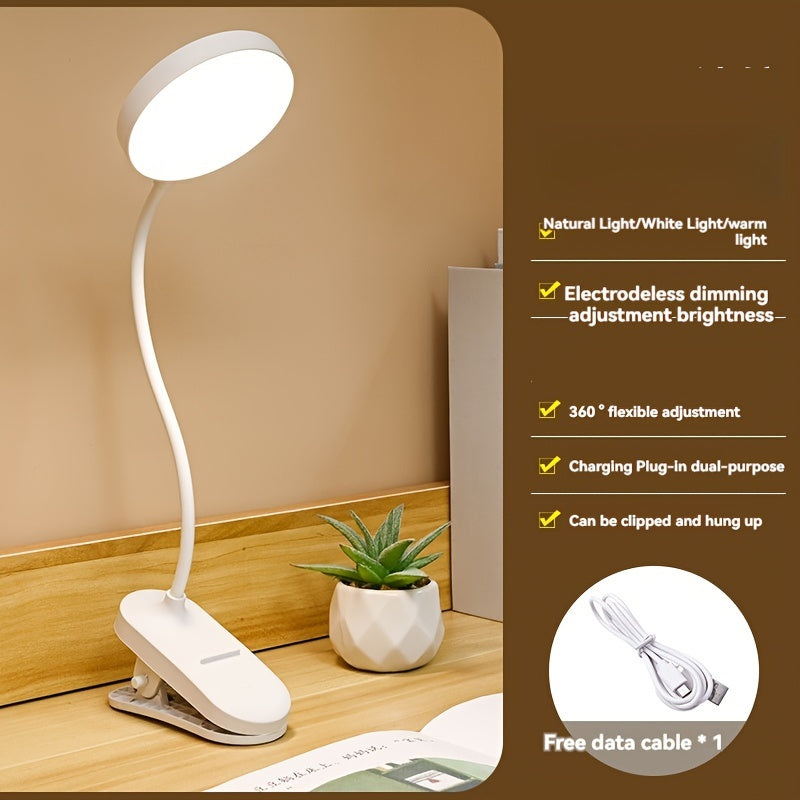 Rechargeable LED Desk Lamp Adjustable Rechargeable LED Desk Lamp | Touch Control, 3 Lighting Modes & 3 Brightness Levels - Suitable for Home, Office, School, Reading, and Learning
