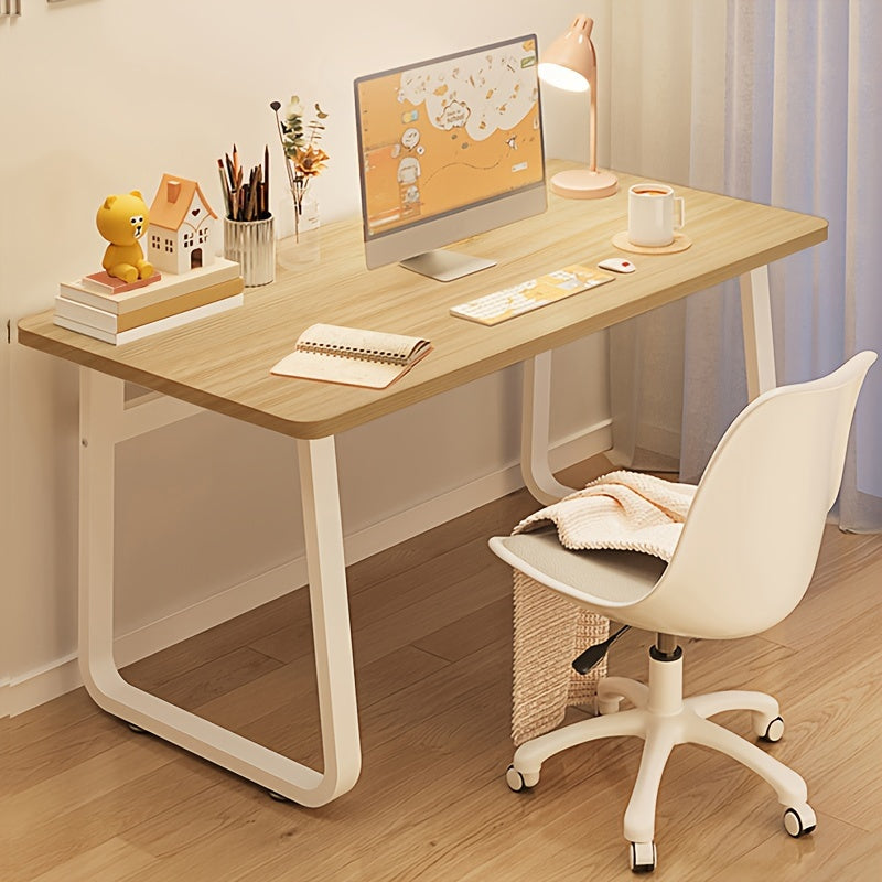 Industrial-Style Computer Desk Suitable for Gaming And Home Office Use, Featuring a Metal Frame And Available in Various Colors And Sizes, Perfect for a Study Or Workstation in The Living Room Or Bedroom