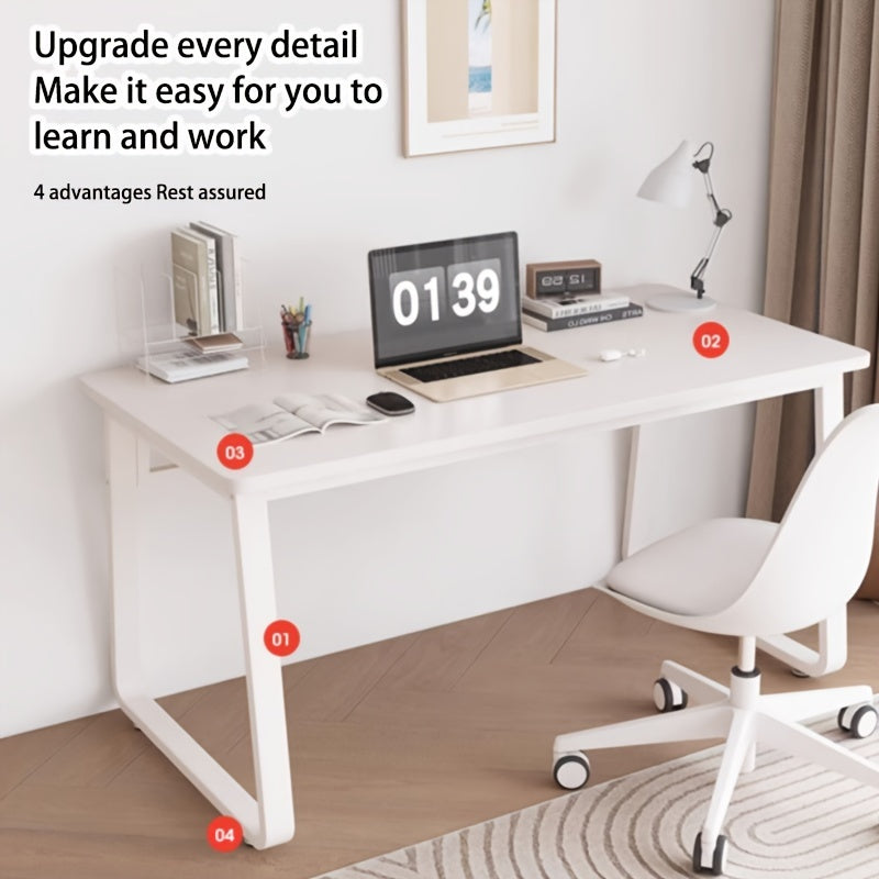 Industrial-Style Computer Desk Suitable for Gaming And Home Office Use, Featuring a Metal Frame And Available in Various Colors And Sizes, Perfect for a Study Or Workstation in The Living Room Or Bedroom